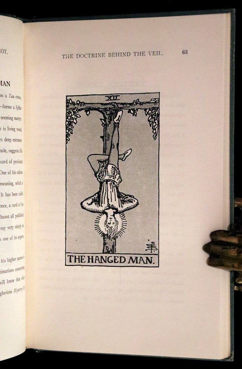 1918 Rare First Edition - The Illustrated KEY to the TAROT, The Veil of Divination by de Laurence.