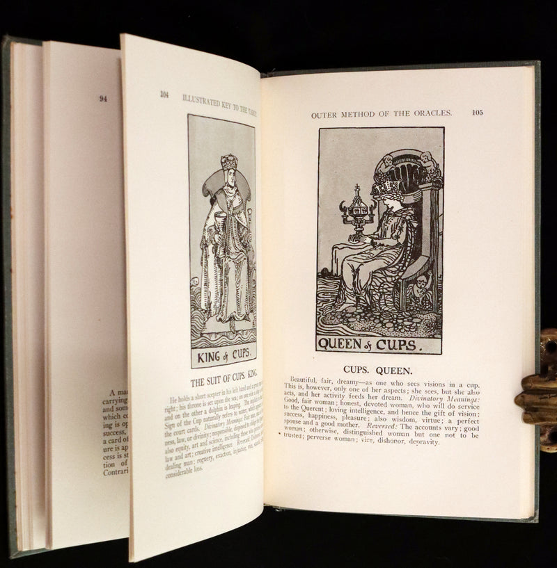 1918 Rare First Edition - The Illustrated KEY to the TAROT, The Veil of Divination by de Laurence.