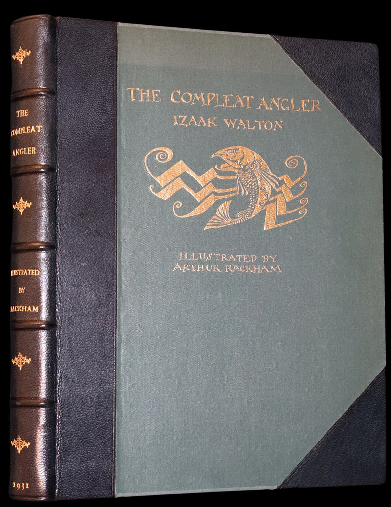 1931 Rare First Edition - The Compleat Angler illustrated by Arthur Rackham. Celebration of the Art and Spirit of Fishing.