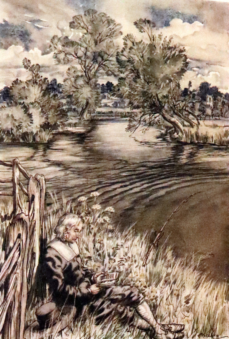 1931 Rare First Edition - The Compleat Angler illustrated by Arthur Rackham. Celebration of the Art and Spirit of Fishing.