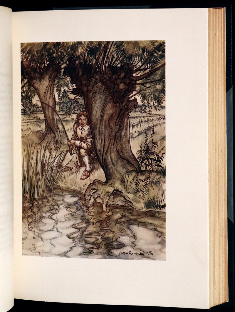 1931 Rare First Edition - The Compleat Angler illustrated by Arthur Rackham. Celebration of the Art and Spirit of Fishing.