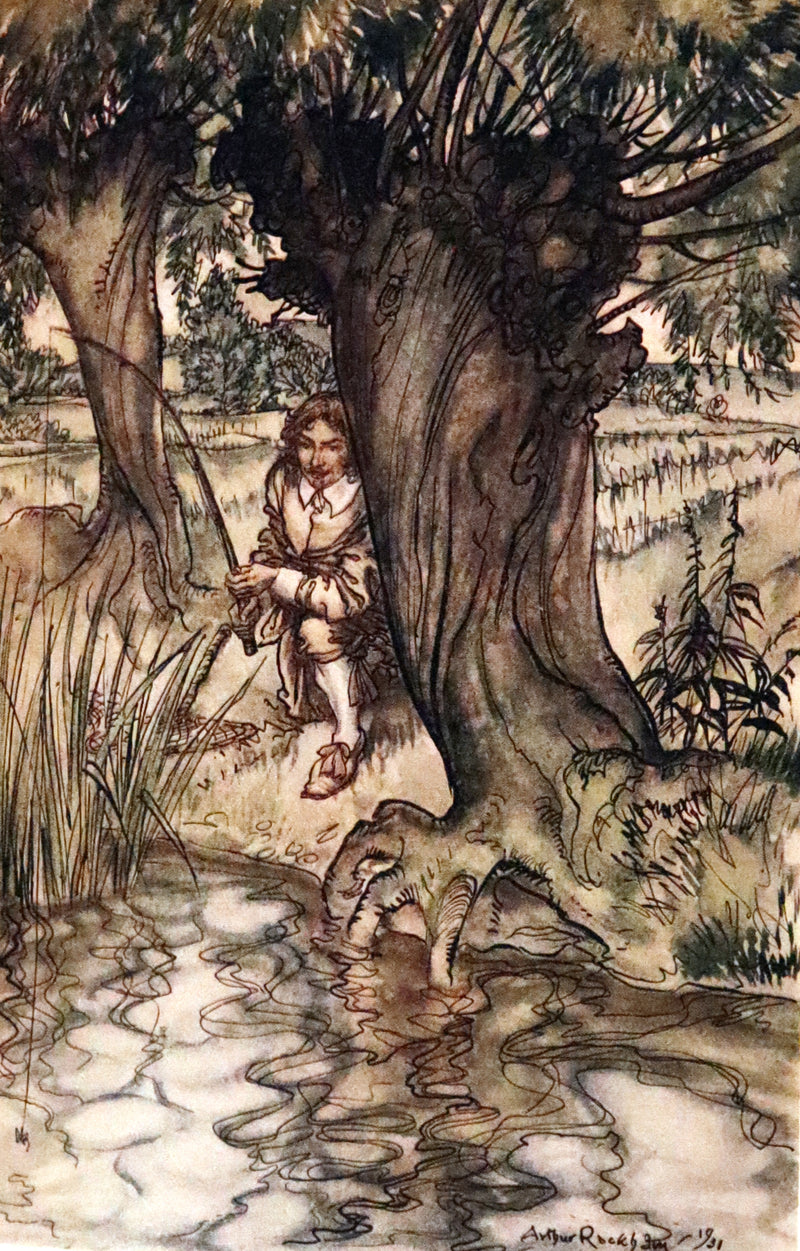 1931 Rare First Edition - The Compleat Angler illustrated by Arthur Rackham. Celebration of the Art and Spirit of Fishing.