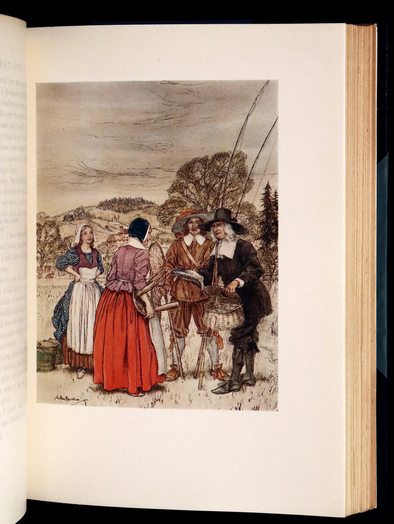 1931 Rare First Edition - The Compleat Angler illustrated by Arthur Rackham. Celebration of the Art and Spirit of Fishing.