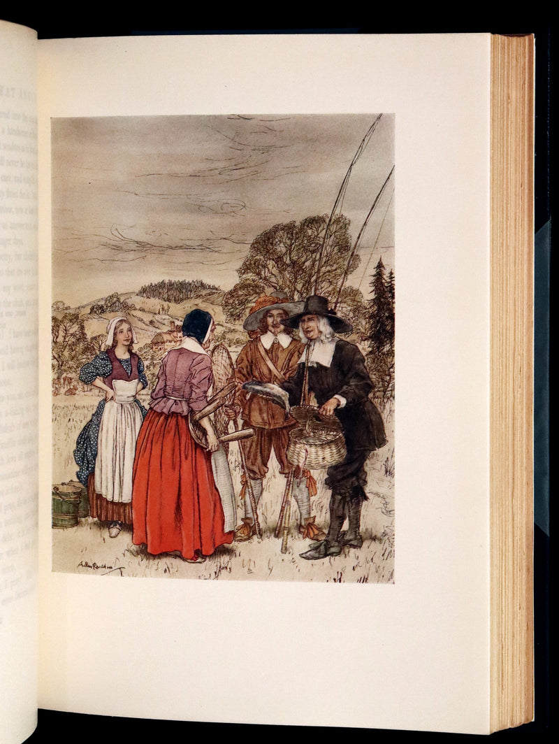 1931 Rare First Edition - The Compleat Angler illustrated by Arthur Rackham. Celebration of the Art and Spirit of Fishing.