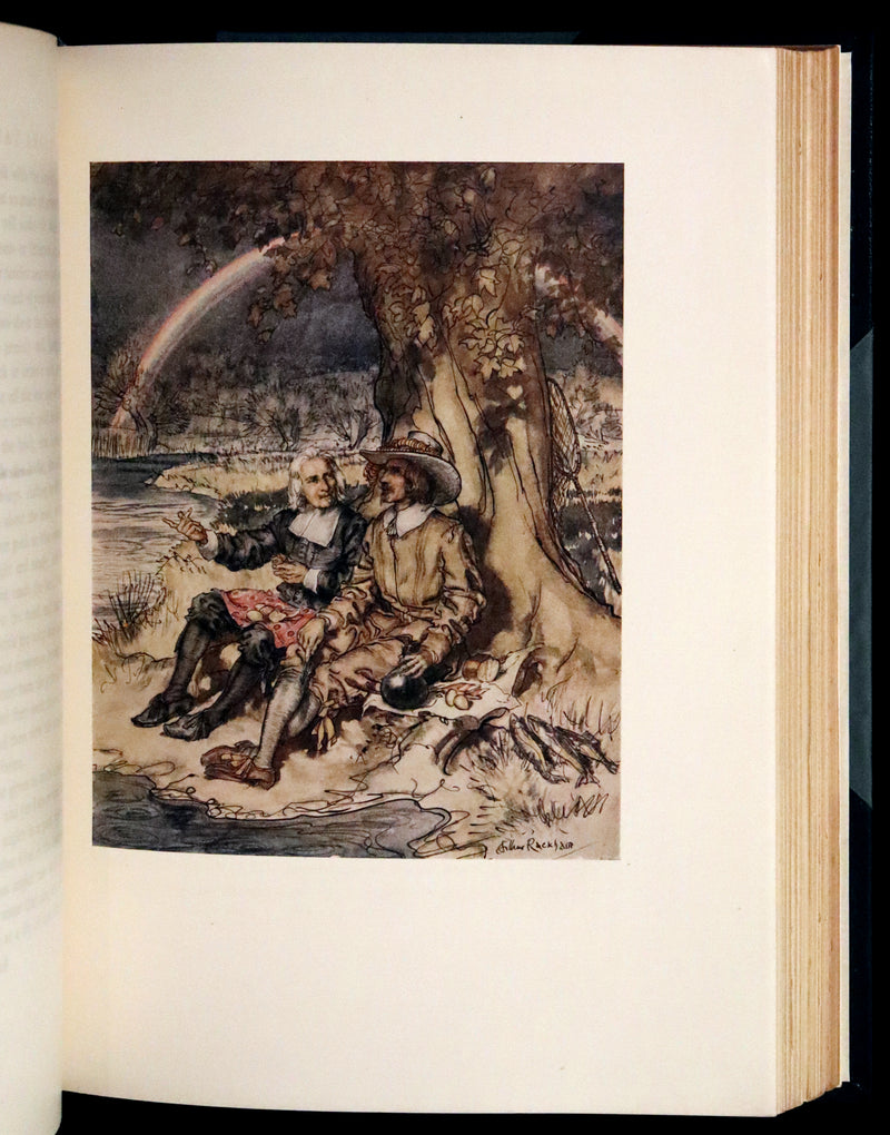 1931 Rare First Edition - The Compleat Angler illustrated by Arthur Rackham. Celebration of the Art and Spirit of Fishing.