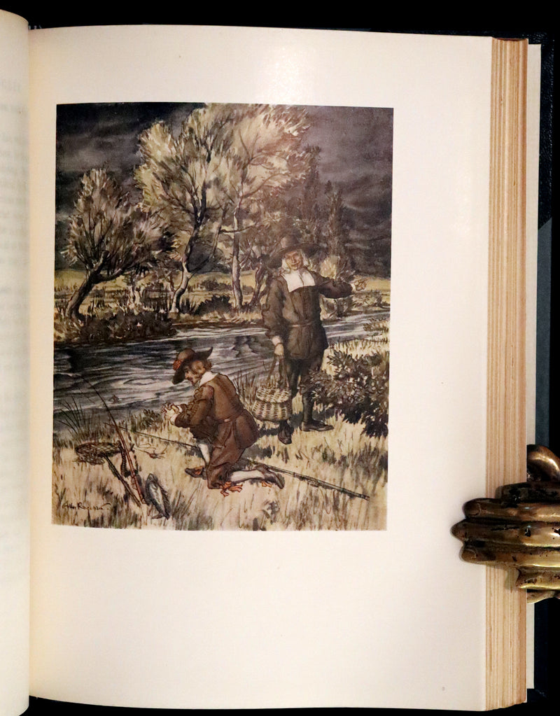 1931 Rare First Edition - The Compleat Angler illustrated by Arthur Rackham. Celebration of the Art and Spirit of Fishing.