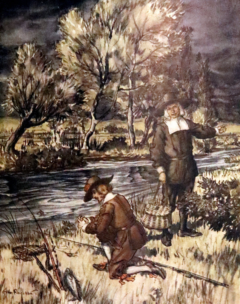 1931 Rare First Edition - The Compleat Angler illustrated by Arthur Rackham. Celebration of the Art and Spirit of Fishing.