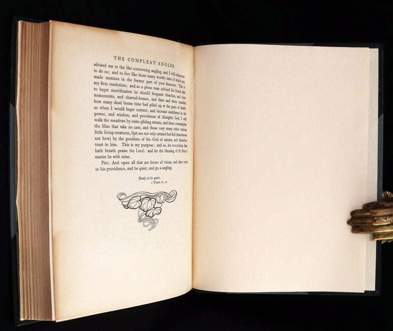 1931 Rare First Edition - The Compleat Angler illustrated by Arthur Rackham. Celebration of the Art and Spirit of Fishing.