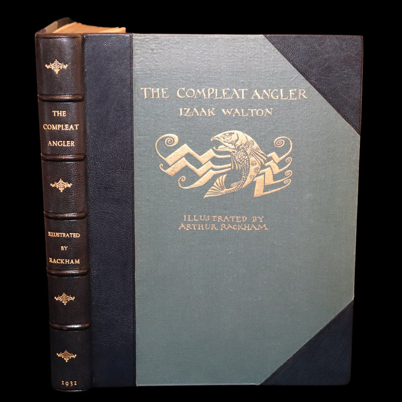 1931 Rare First Edition - The Compleat Angler illustrated by Arthur Rackham. Celebration of the Art and Spirit of Fishing.