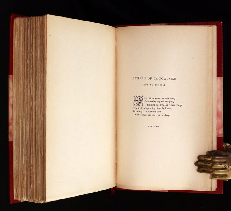 1883 Rare Limited De La Fontaine set - Tales and Novels in Verse. Extra Color illustrated by Eisen.