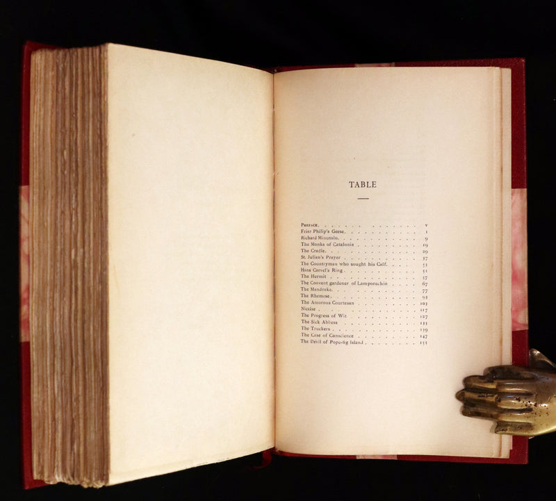 1883 Rare Limited De La Fontaine set - Tales and Novels in Verse. Extra Color illustrated by Eisen.