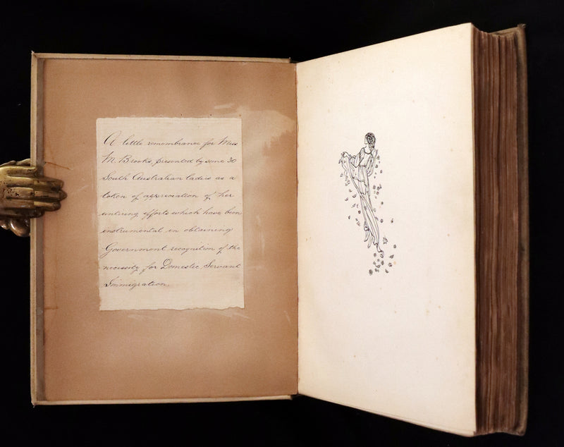 1910 Rare First Edition - POEMS BY CHRISTINA ROSSETTI Illustrated by Pre-Raphaelite FLORENCE HARRISON.