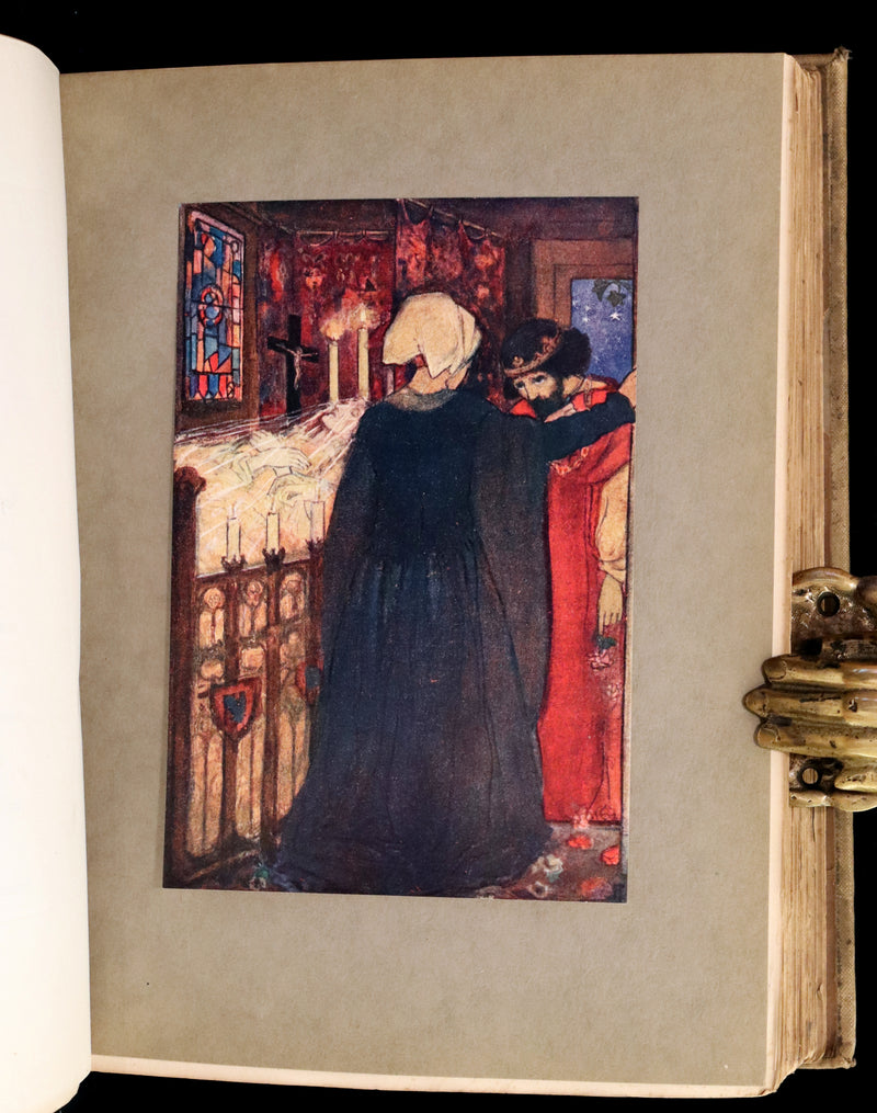 1910 Rare First Edition - POEMS BY CHRISTINA ROSSETTI Illustrated by Pre-Raphaelite FLORENCE HARRISON.