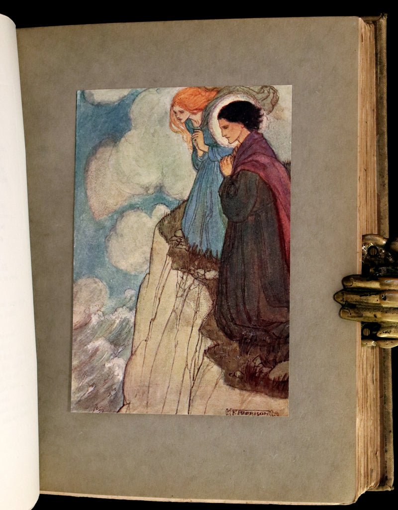 1910 Rare First Edition - POEMS BY CHRISTINA ROSSETTI Illustrated by Pre-Raphaelite FLORENCE HARRISON.