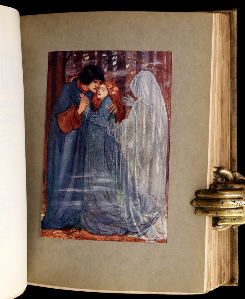 1910 Rare First Edition - POEMS BY CHRISTINA ROSSETTI Illustrated by Pre-Raphaelite FLORENCE HARRISON.