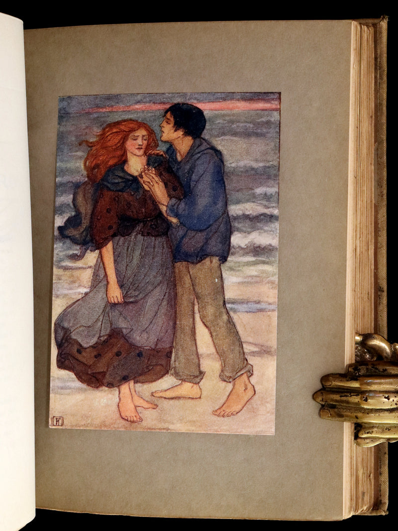 1910 Rare First Edition - POEMS BY CHRISTINA ROSSETTI Illustrated by Pre-Raphaelite FLORENCE HARRISON.