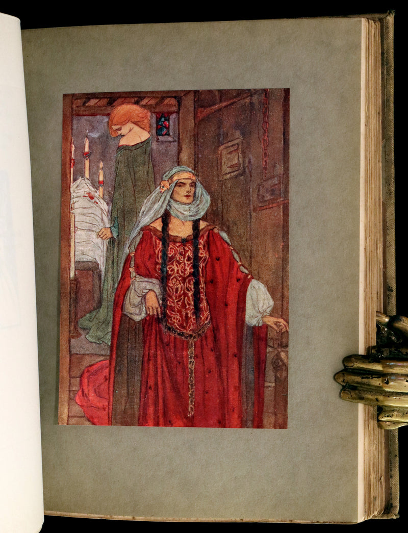 1910 Rare First Edition - POEMS BY CHRISTINA ROSSETTI Illustrated by Pre-Raphaelite FLORENCE HARRISON.