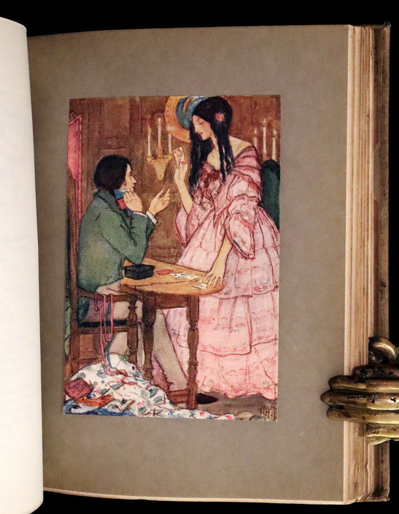 1910 Rare First Edition - POEMS BY CHRISTINA ROSSETTI Illustrated by Pre-Raphaelite FLORENCE HARRISON.