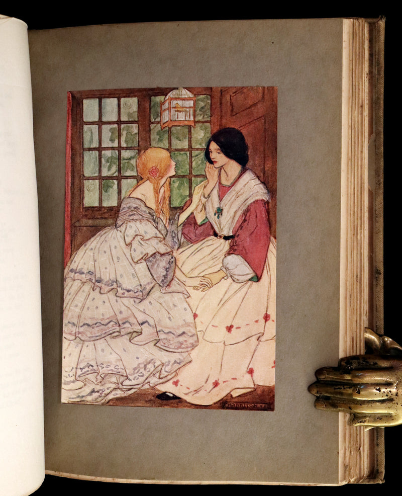 1910 Rare First Edition - POEMS BY CHRISTINA ROSSETTI Illustrated by Pre-Raphaelite FLORENCE HARRISON.