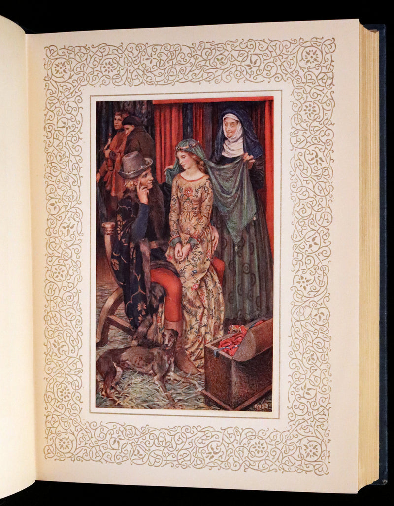 1911 First Edition Illustrated by Pre-Raphaelite Eleanor Fortescue Brickdale - Idylls of the  King Arthur.