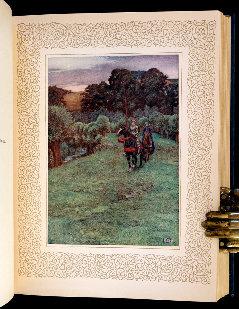 1911 First Edition Illustrated by Pre-Raphaelite Eleanor Fortescue Brickdale - Idylls of the  King Arthur.