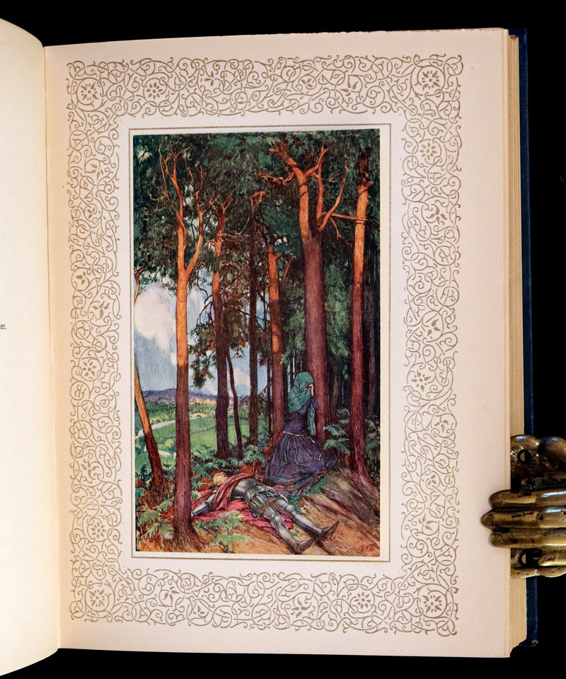 1911 First Edition Illustrated by Pre-Raphaelite Eleanor Fortescue Brickdale - Idylls of the  King Arthur.