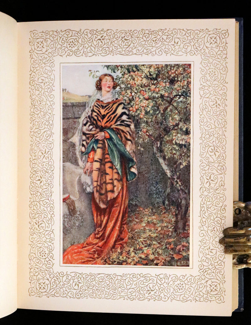 1911 First Edition Illustrated by Pre-Raphaelite Eleanor Fortescue Brickdale - Idylls of the  King Arthur.