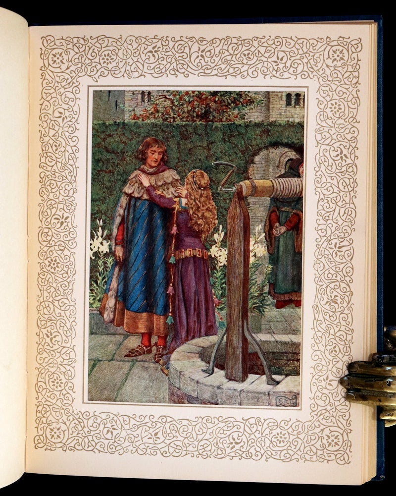 1911 First Edition Illustrated by Pre-Raphaelite Eleanor Fortescue Brickdale - Idylls of the  King Arthur.