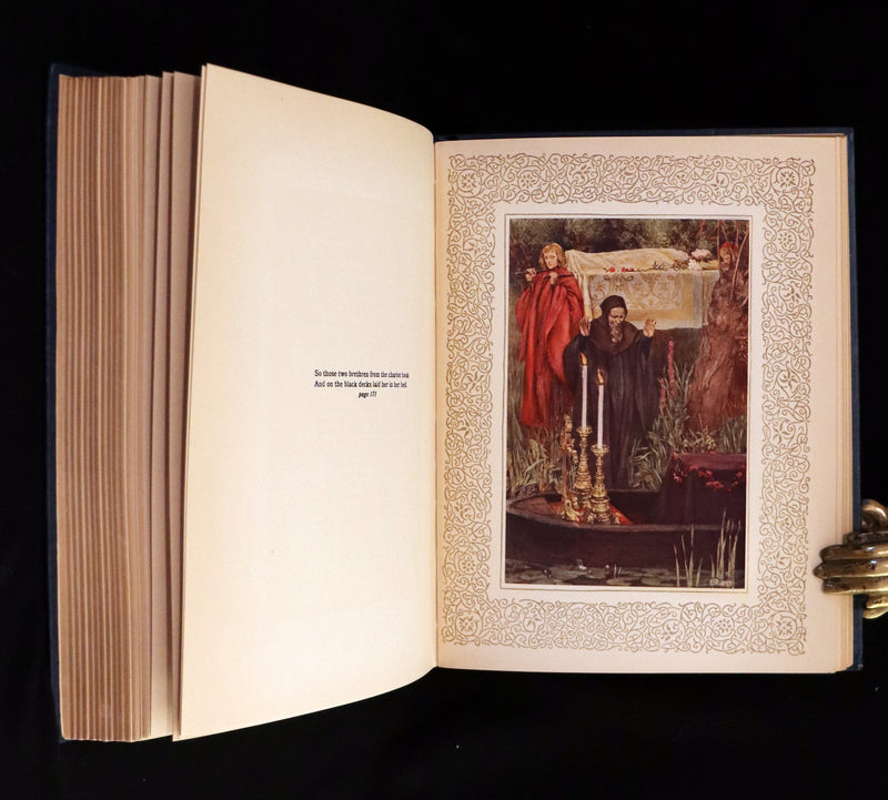 1911 First Edition Illustrated by Pre-Raphaelite Eleanor Fortescue Brickdale - Idylls of the  King Arthur.