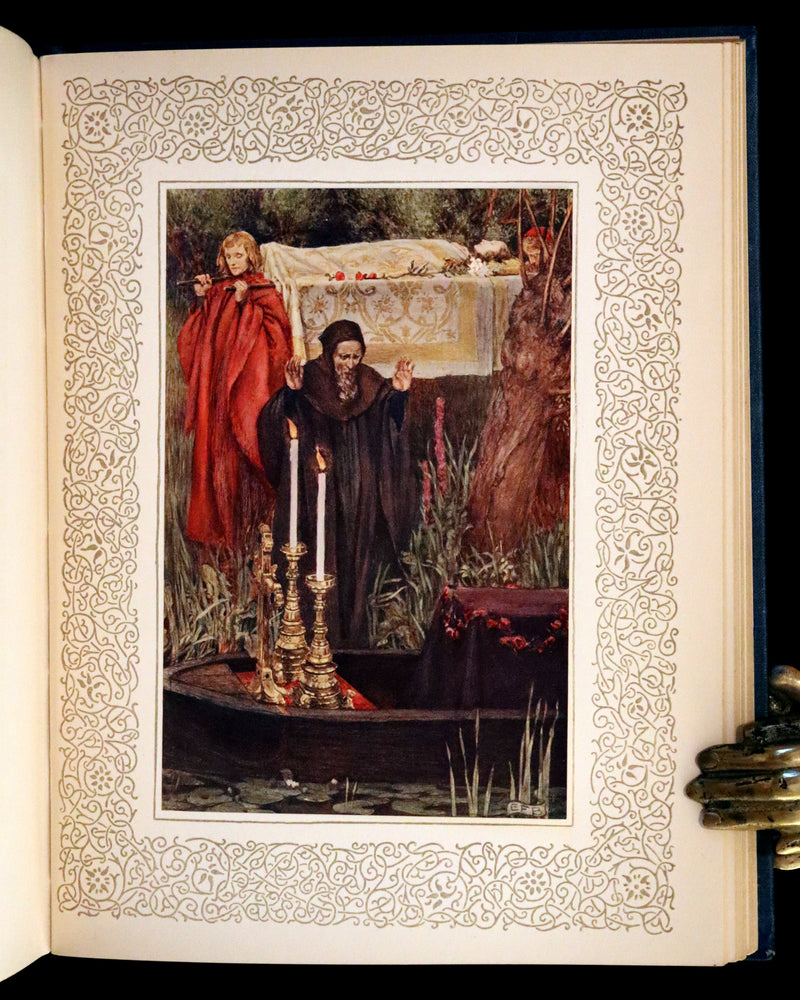 1911 First Edition Illustrated by Pre-Raphaelite Eleanor Fortescue Brickdale - Idylls of the  King Arthur.