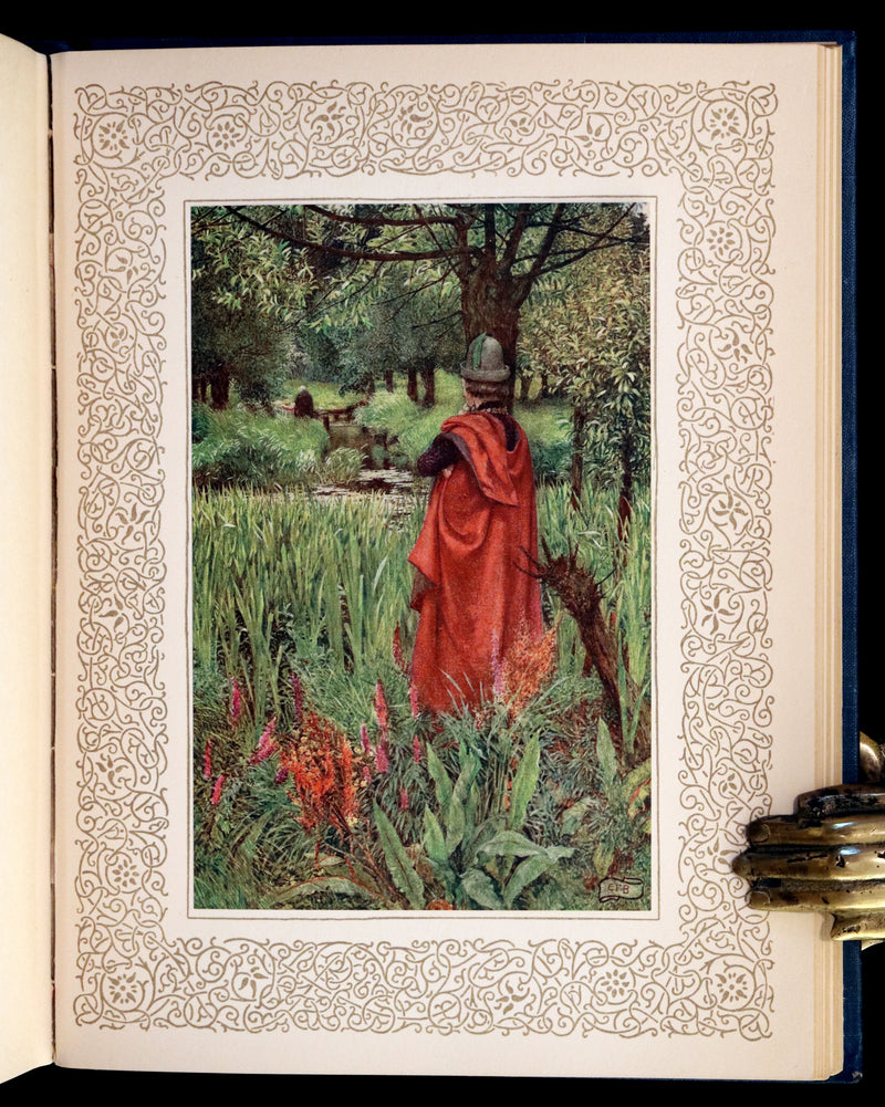 1911 First Edition Illustrated by Pre-Raphaelite Eleanor Fortescue Brickdale - Idylls of the  King Arthur.