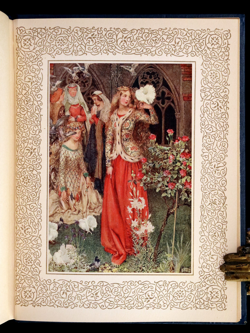 1911 First Edition Illustrated by Pre-Raphaelite Eleanor Fortescue Brickdale - Idylls of the  King Arthur.