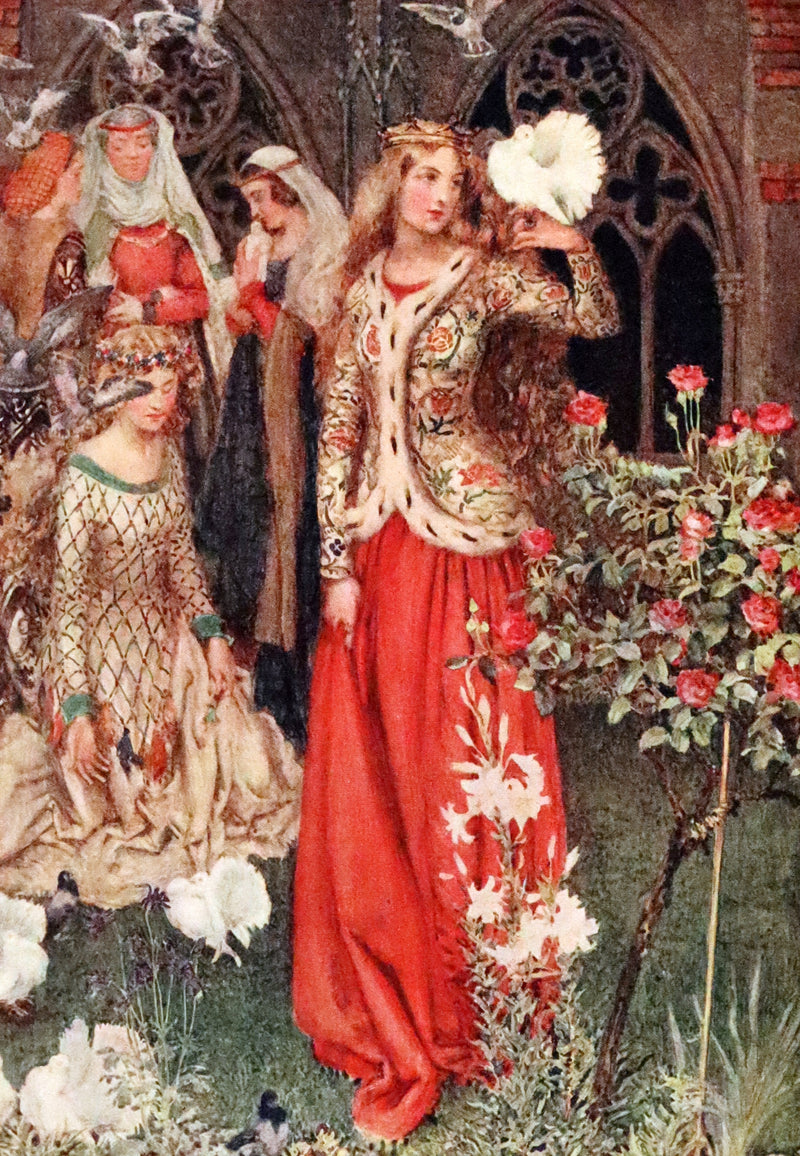 1911 First Edition Illustrated by Pre-Raphaelite Eleanor Fortescue Brickdale - Idylls of the  King Arthur.