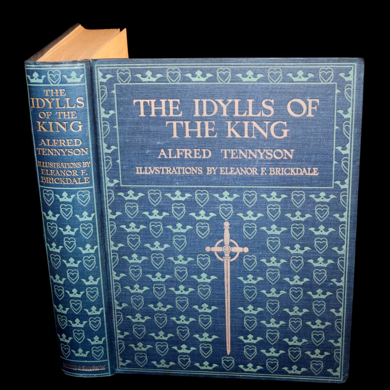 1911 First Edition Illustrated by Pre-Raphaelite Eleanor Fortescue Brickdale - Idylls of the  King Arthur.