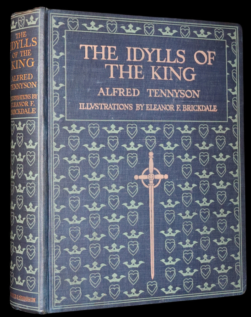 1911 First Edition Illustrated by Pre-Raphaelite Eleanor Fortescue Brickdale - Idylls of the  King Arthur.