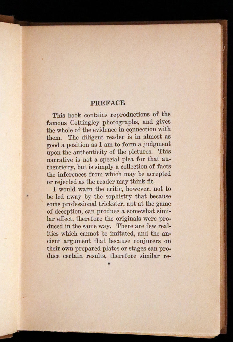 1922 Scarce First Edition on Cottingley FAIRIES - Arthur Conan DOYLE - The Coming of the Fairies.