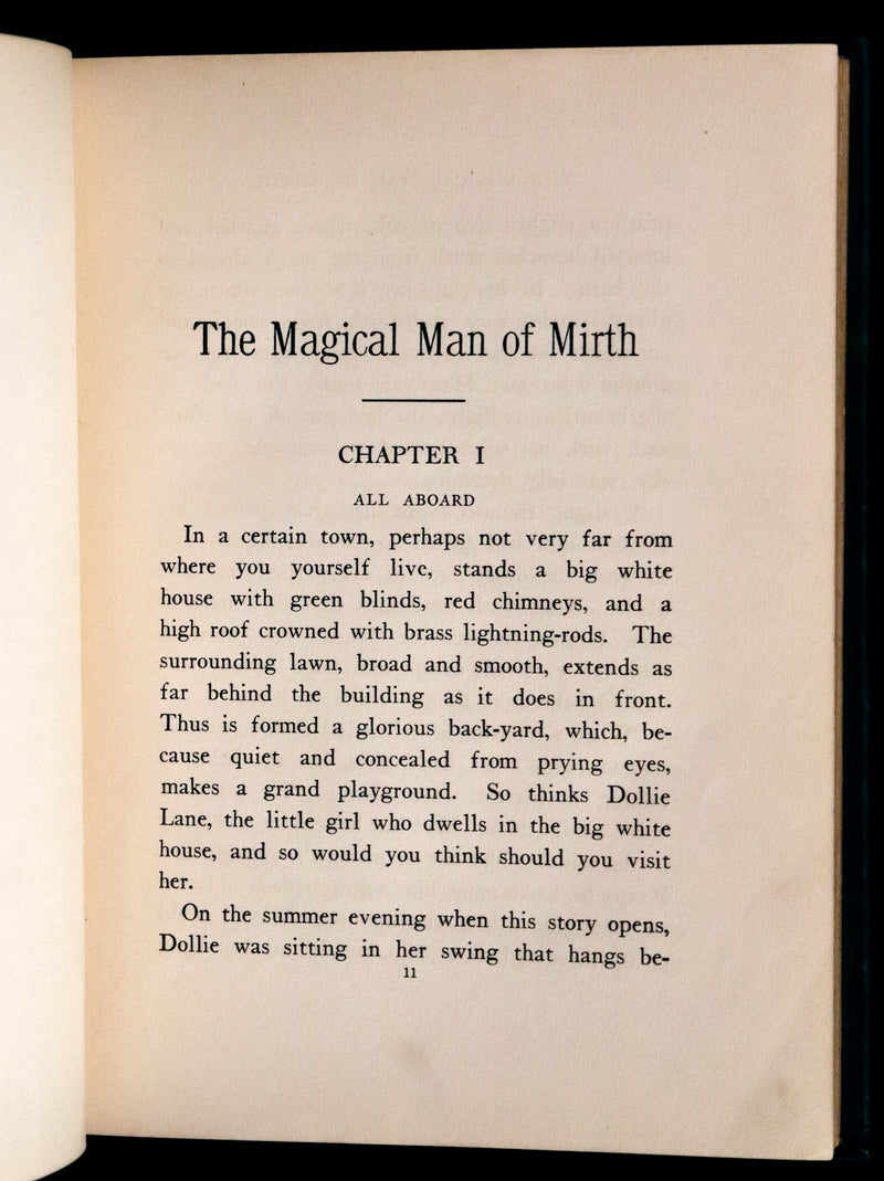 1910 Rare First Edition - The Magical Man of Mirth Illustrated by Elenore Plaisted Abbott.
