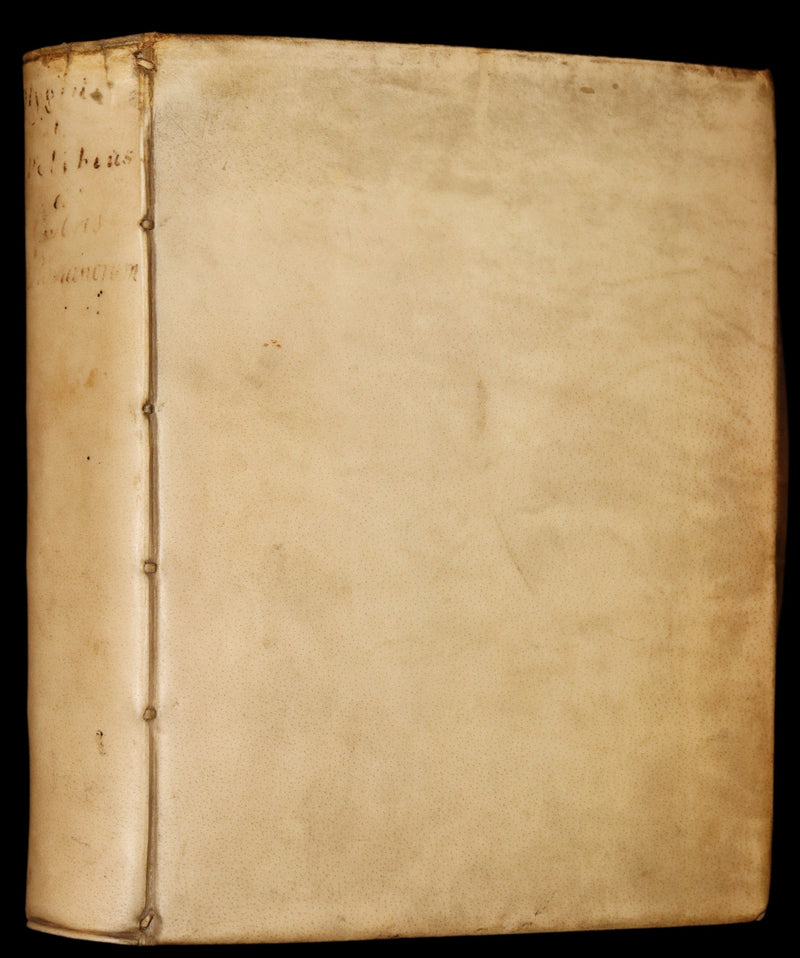 1660 Rare Latin Vellum Book - Hyginus Gromaticus & Polybius Megapolitanus. On the Formation of the Roman Military Camps.
