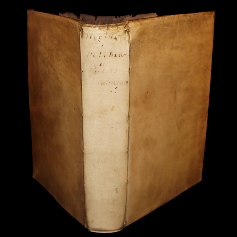 1660 Rare Latin Vellum Book - Hyginus Gromaticus & Polybius Megapolitanus. On the Formation of the Roman Military Camps.