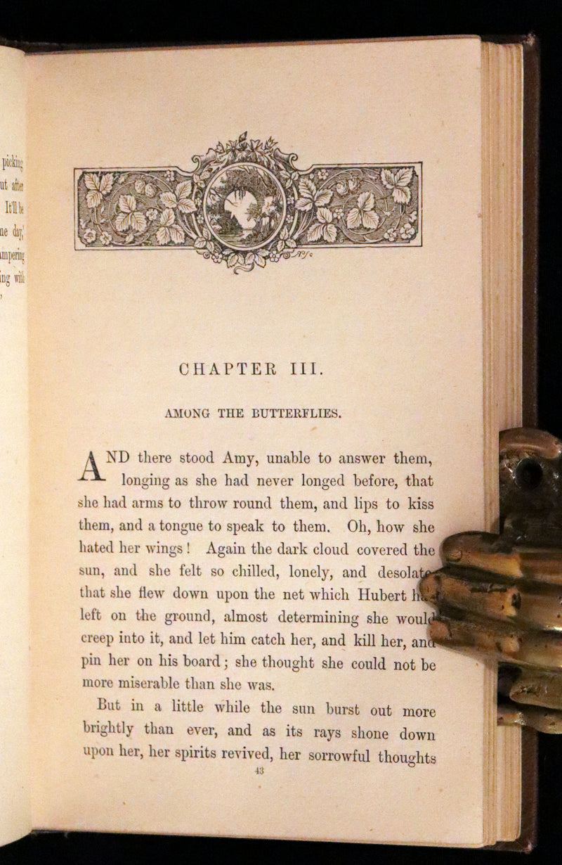 1884 Scarce Book - Amy's Wish and What Came of It, A Fairy Tale illustrated by G. Wigand.