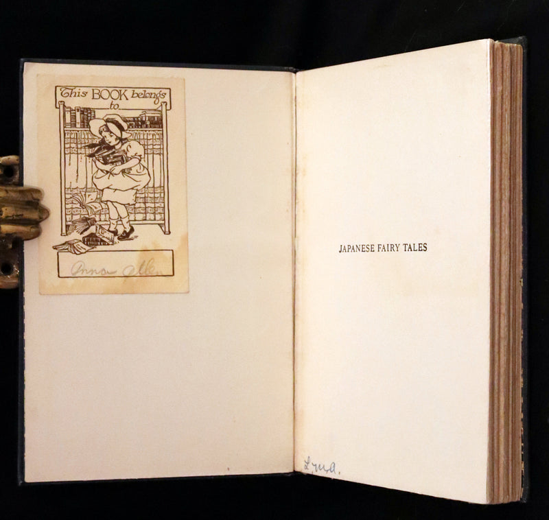 1924 Rare Book - Japanese Fairy Tales by Lafcadio Hearn. Illustrated by Gertrude Kay.