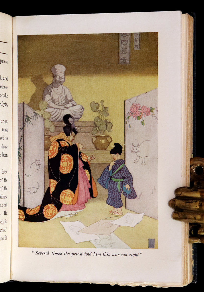 1924 Rare Book - Japanese Fairy Tales by Lafcadio Hearn. Illustrated by Gertrude Kay.