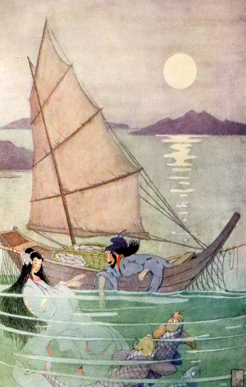 1924 Rare Book - Japanese Fairy Tales by Lafcadio Hearn. Illustrated by Gertrude Kay.