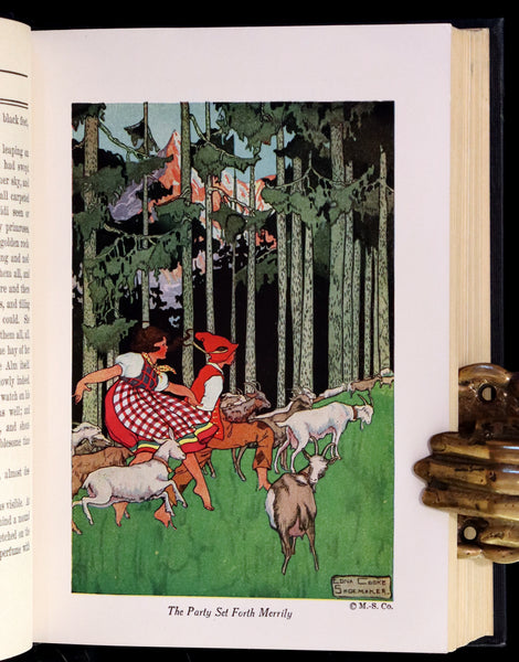 1925 Rare First Edition illustrated by Edna Cooke Shoemaker - HEIDI by Johanna Spyri.