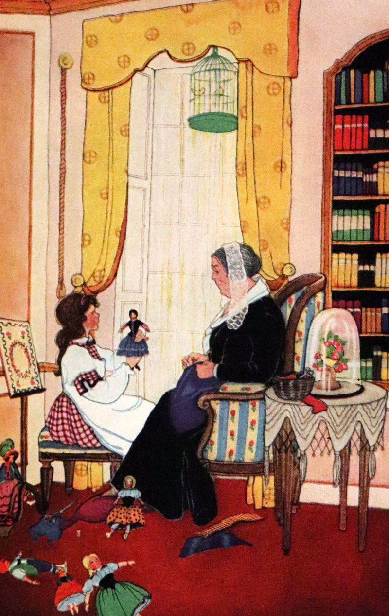 1925 Rare First Edition illustrated by Edna Cooke Shoemaker - HEIDI by Johanna Spyri.