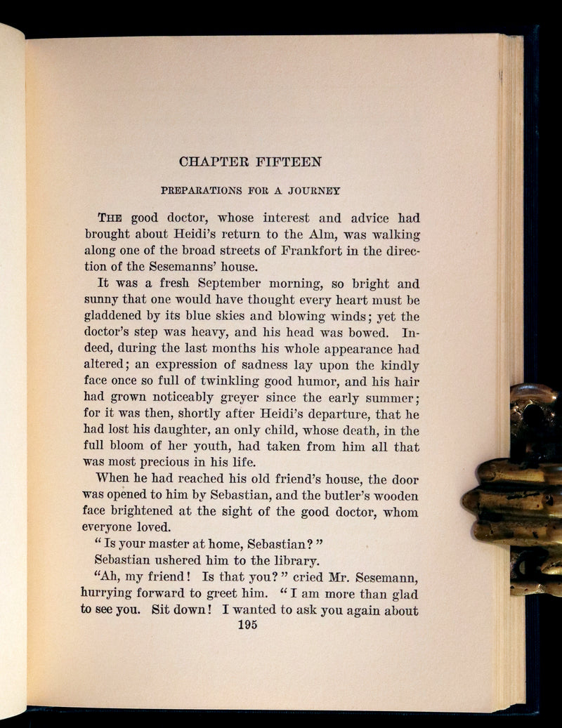 1925 Rare First Edition illustrated by Edna Cooke Shoemaker - HEIDI by Johanna Spyri.
