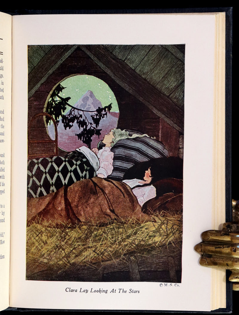 1925 Rare First Edition illustrated by Edna Cooke Shoemaker - HEIDI by Johanna Spyri.