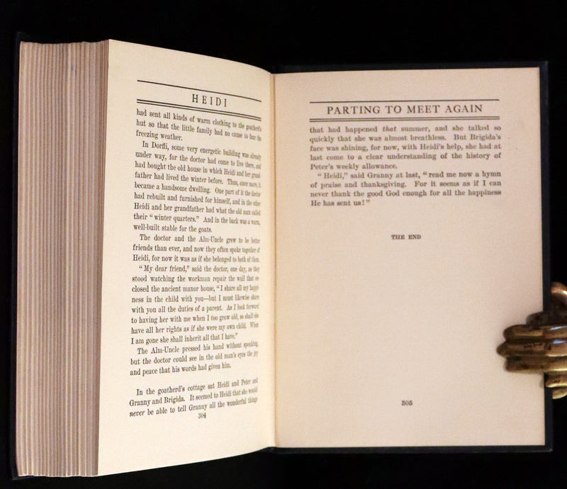 1925 Rare First Edition illustrated by Edna Cooke Shoemaker - HEIDI by Johanna Spyri.