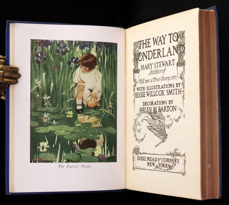 1917 Rare Book - The Way to Wonderland illustrated by Jessie Willcox Smith.