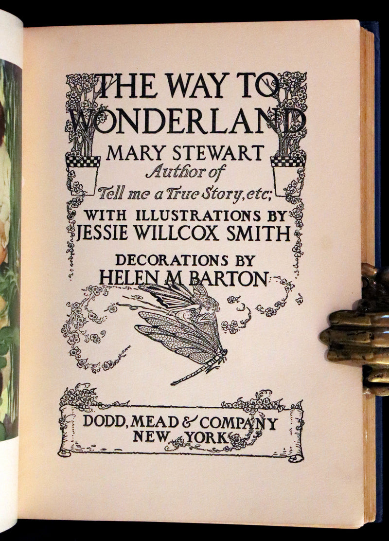 1917 Rare Book - The Way to Wonderland illustrated by Jessie Willcox Smith.